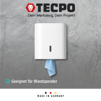 TECPO Putzrolle blau 2-lagig, 23x30 cm, MINI-300