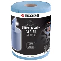 TECPO Putzrolle blau 2-lagig, 23x30 cm, MINI-300