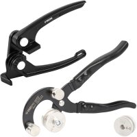 TECPO Rohr-Biegezange für Kupferrohre und Aluminiumrohre + Rohr Biegezange für Rohr Durchmesser 3, 4.75, 6 mm