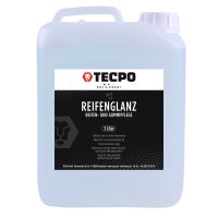 TECPO Reifenglanz und Gummipflege Reifen Pflege 10L + Applikator Bürste Pinsel