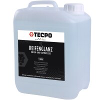 TECPO Reifenglanz und Gummipflege Reifen Pflege 10L + Applikator Bürste Pinsel