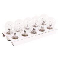TECPO Glühbirnen-Set P21/4 12V 21/4W BAZ15D, 20 Stück