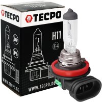 2x TECPO Glühbirne H11 12V 55W