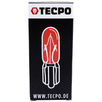 TECPO Glühbirnen WY5W 12V 5W Blinkerbirnen, 50 Stück