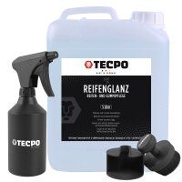 TECPO Reifenglanz und Gummipflege Reifen Pflege 5L + HDPE...