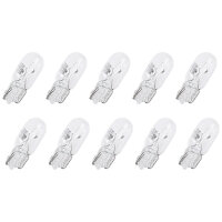 10x TECPO Glassockel W5W + 10x Seitenblinker WY5W