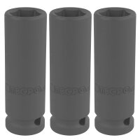 Kraft Steckschlüssel Einsatz Tief 1/2" SW 21 mm