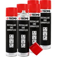 6x TECPO Reifen-Glanz-Spray, 600 ml