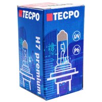 10x TECPO H7 Glühbirne 12V 55W, PX26d, Super White, Xenon Optik