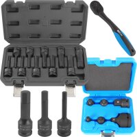 Kraft-Bit-Einsatz + Kraft Adaptersatz + Umschaltkn