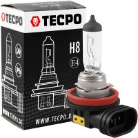 2x TECPO Glühbirne H8 12V 35W, PGJ19-1
