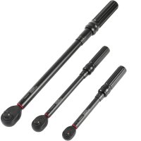 TECPO Drehmomentschlüssel Set 3-teilig 1/4 Zoll 3/8...