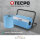TECPO 2x Putzrolle blau 2-lagig 21x34 cm "MINI-500"