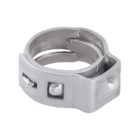 TECPO Schlauchschellen 1 Ohr B: 5 mm Ø7.0-8,7 mm 10-tlg.