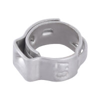 TECPO Schlauchschellen 1 Ohr B: 5 mm Ø7.0-8,7 mm 10-tlg.